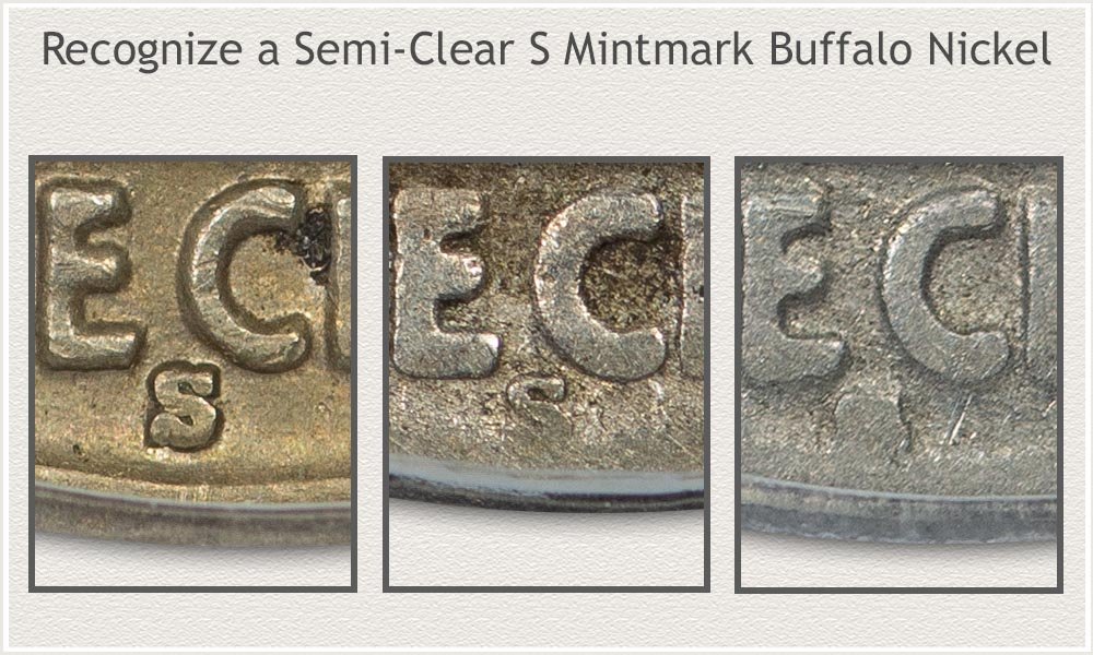 Wear Patterns S Mintmark Buffalo Nickel