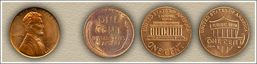 Major Design Type Set Lincoln Pennies