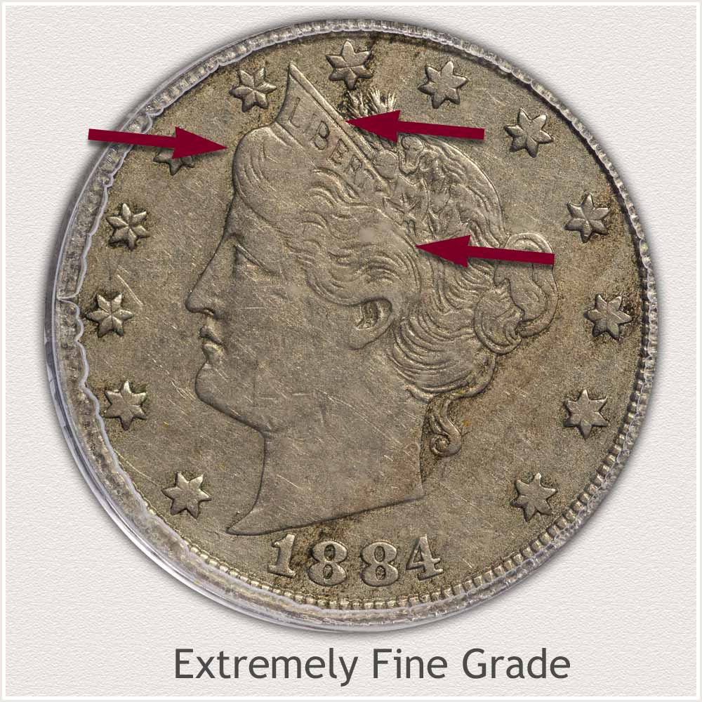 Liberty Nickel in Extremely Fine Grade Condition