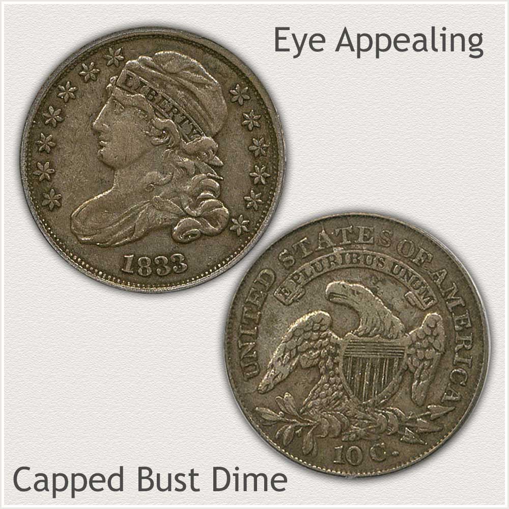 Eye Appealing Capped Bust Dime