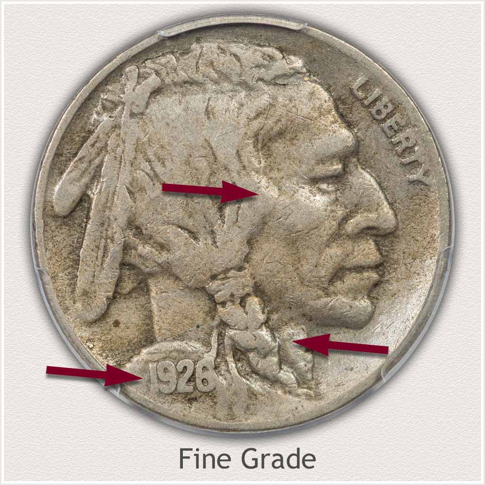 Grading Example of a Fine Grade Buffalo Nickel