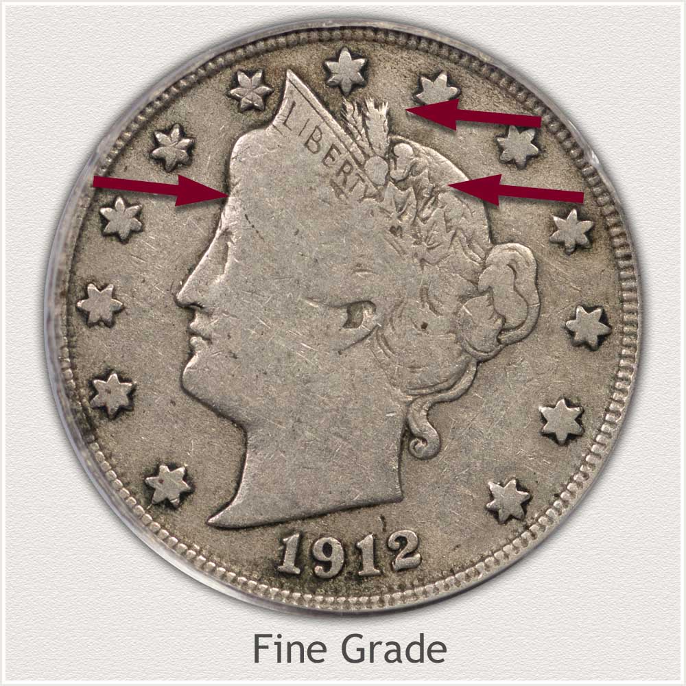 Example of Fine Grade Liberty Nickel