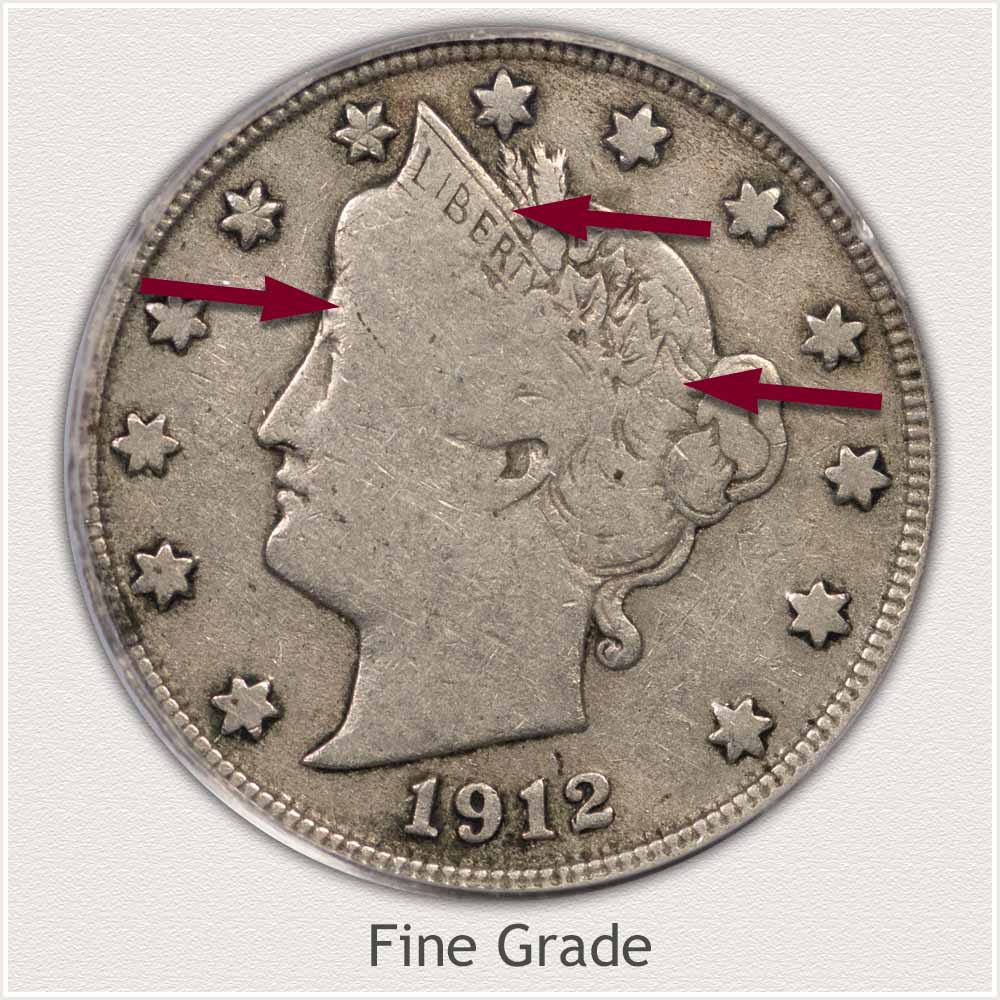 Fine Grade Liberty Nickel