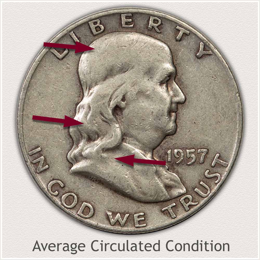 Franklin Half Dollar in Average Circulated Condition