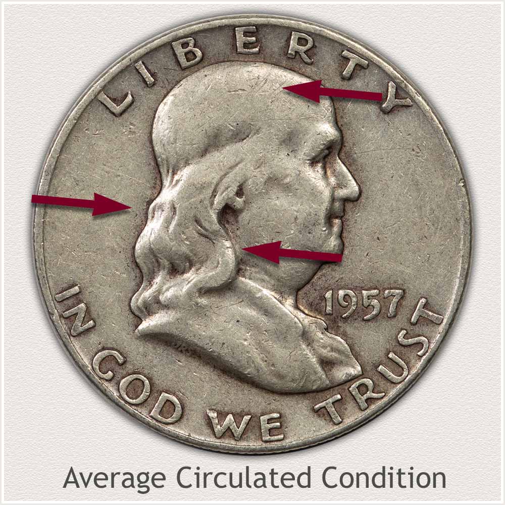 Franklin Half Dollar in Average Circulated Condition