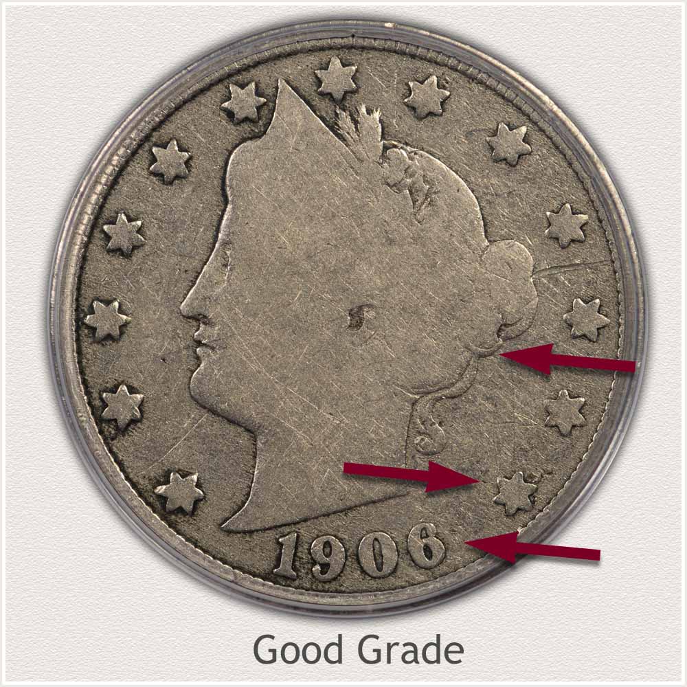 Liberty Nickel in Good Grade Condition