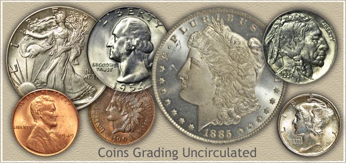 Coins Graded Mint State | Uncirculated