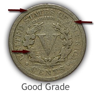 Grading Reverse Good Liberty Nickels