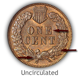 Grading Reverse Uncirculated Indian Head Pennies