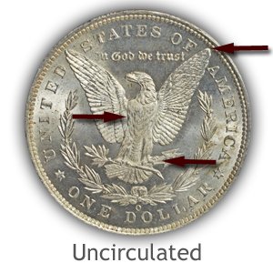 Grading Reverse Uncirculated Morgan Silver Dollars