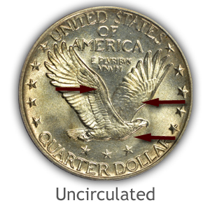 Grading Reverse Uncirculated Standing Liberty Quarters