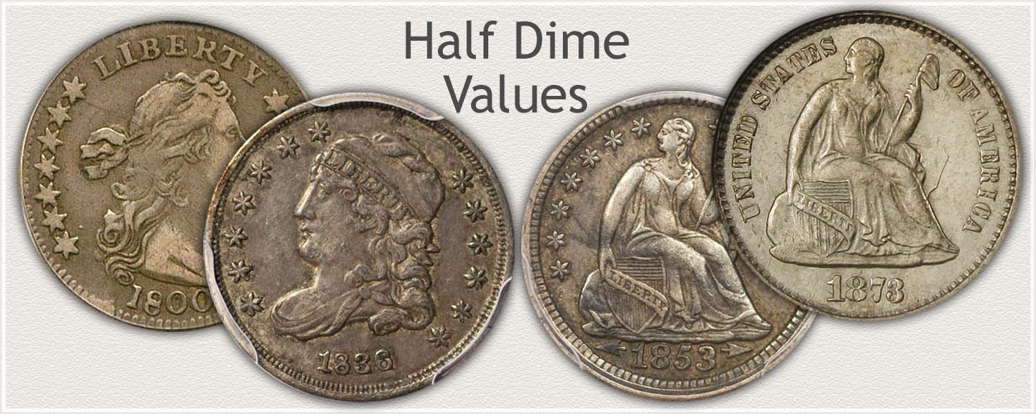 Bust and Seated Liberty Half Dimes