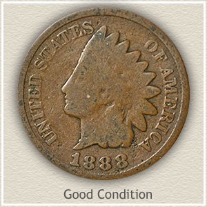 1865 Indian Head Penny Good Condition