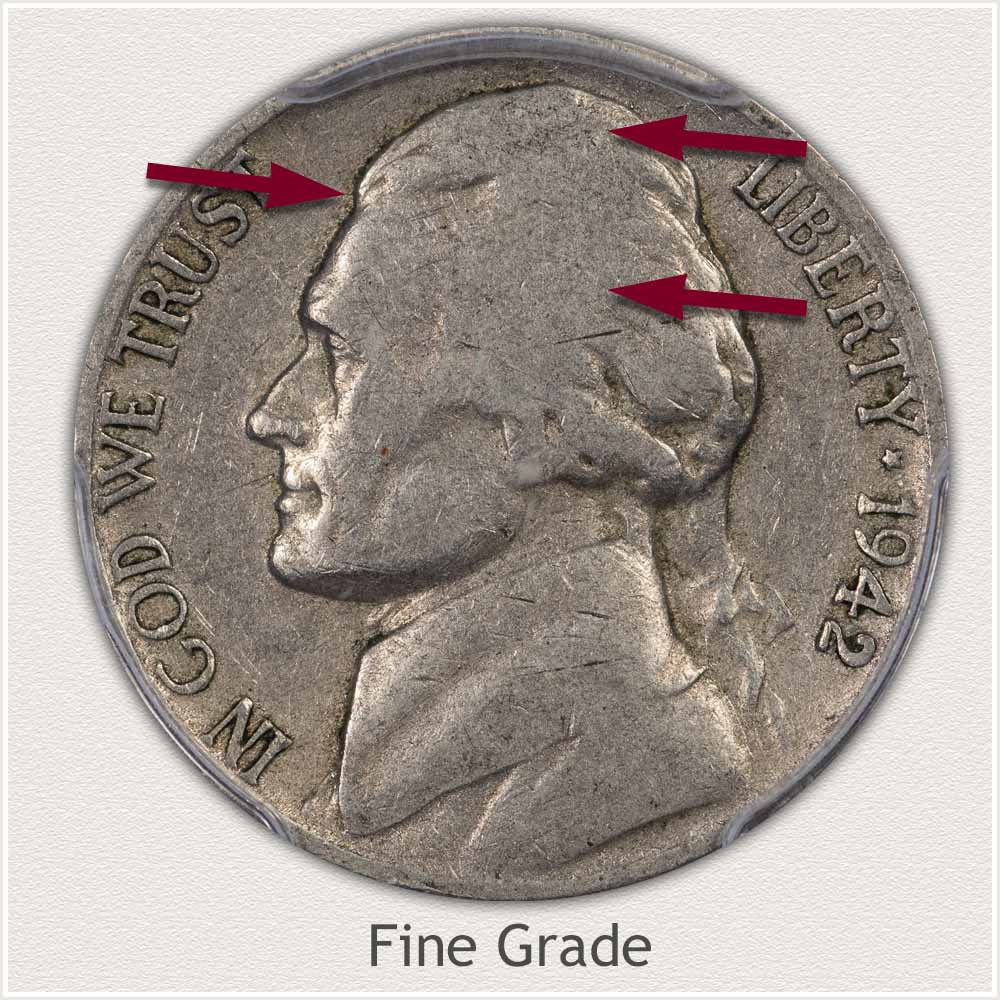 Jefferson Nickel Fine Grade