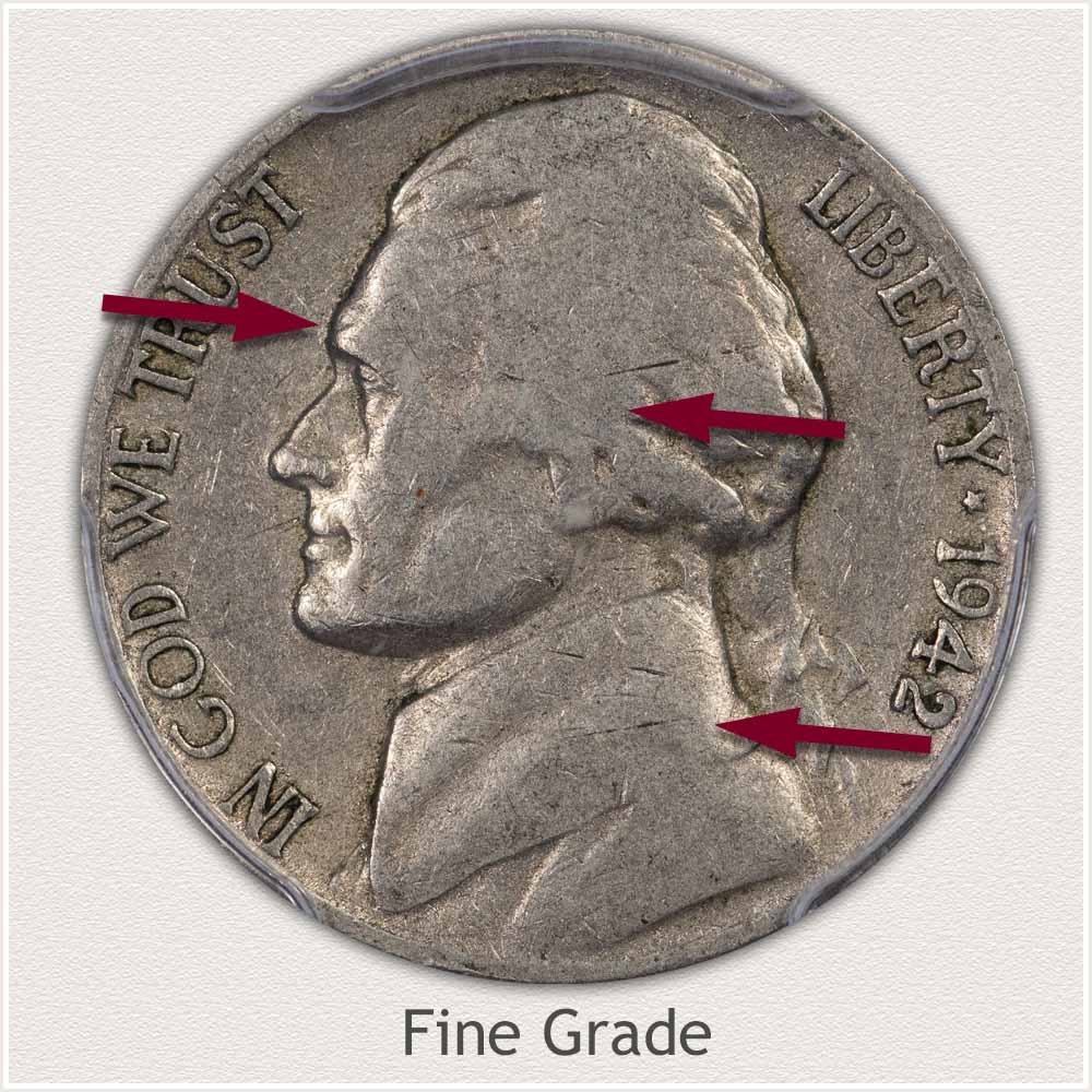 Jefferson Nickel Fine Grade