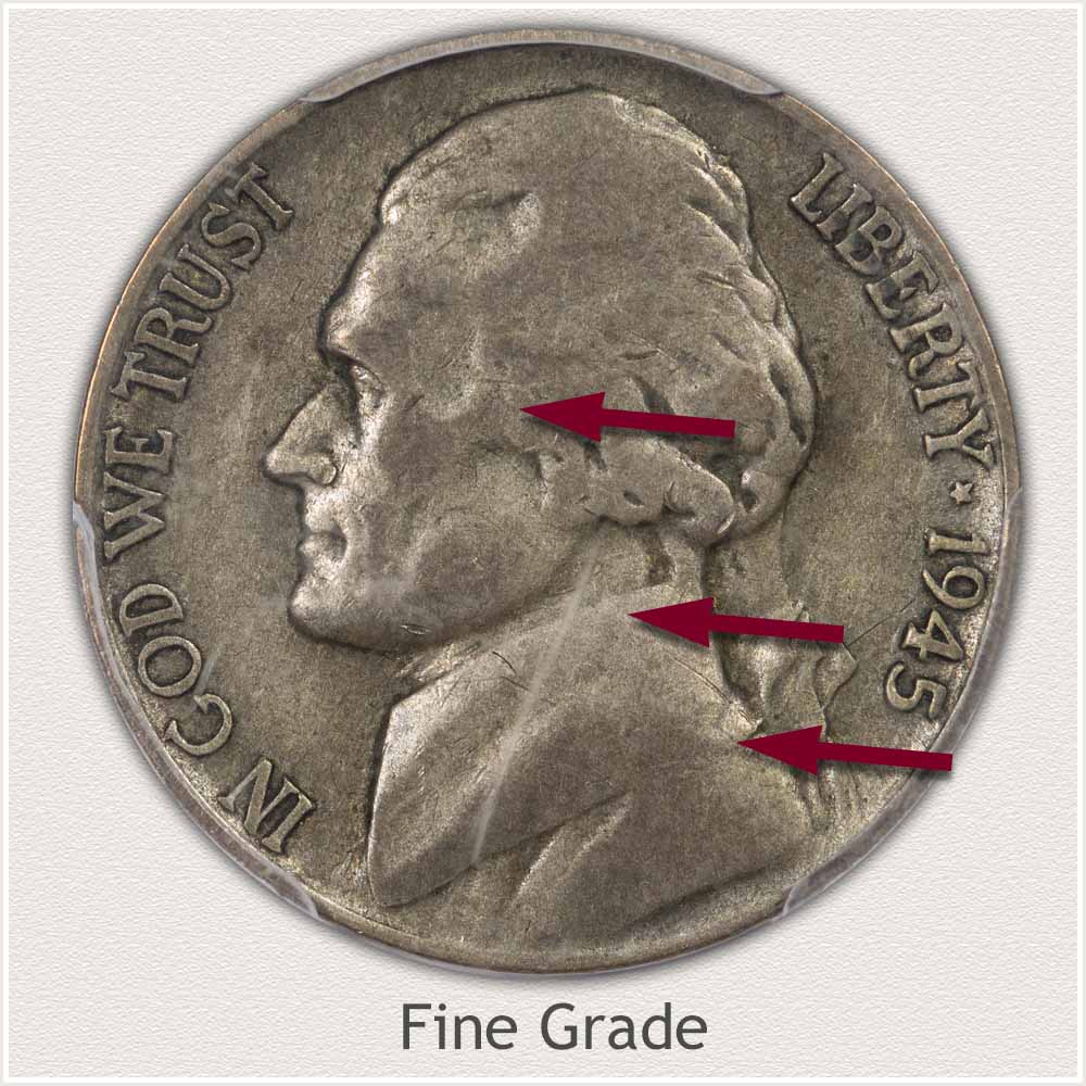 Jefferson Nickel Fine Grade