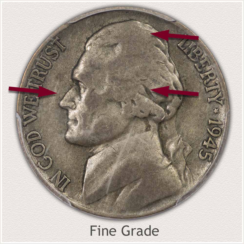 Jefferson Nickel Fine Grade