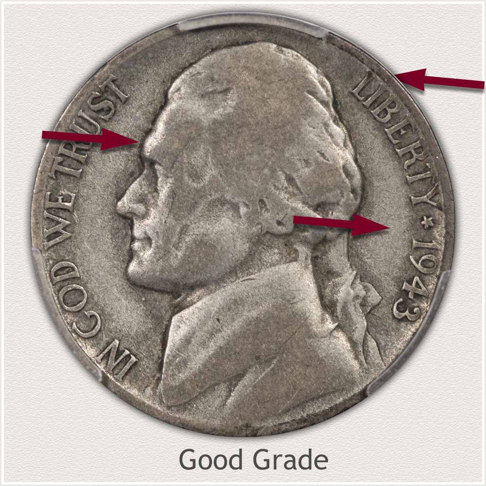 Jefferson Nickel Good Grade