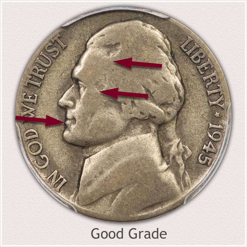 Jefferson Nickel Good Grade