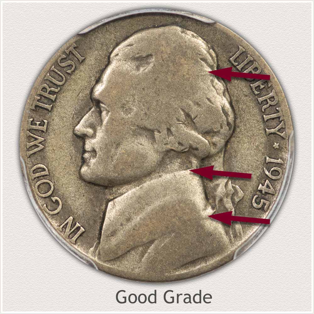 Jefferson Nickel Good Grade