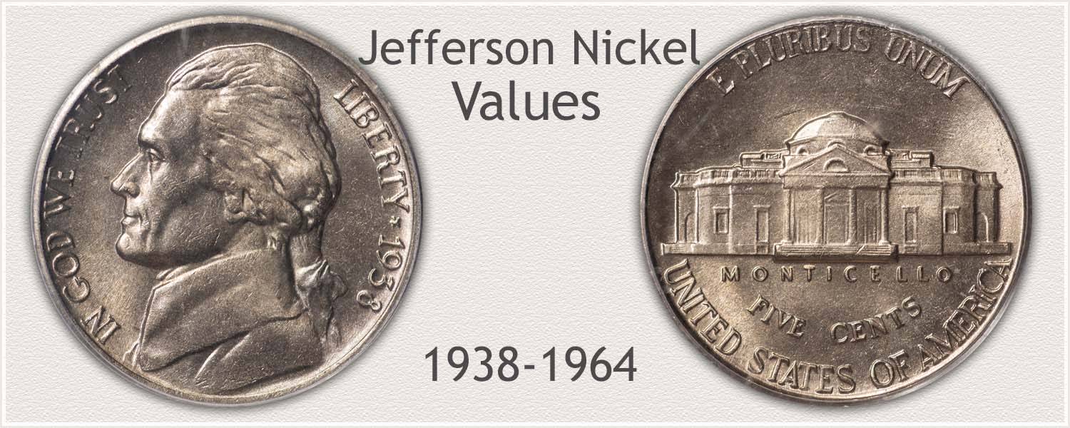 5 similar 1941 Philadelphia mint nickels group 4