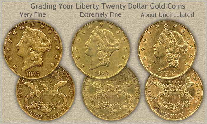 Liberty Twenty Dollar Gold Coins Grading