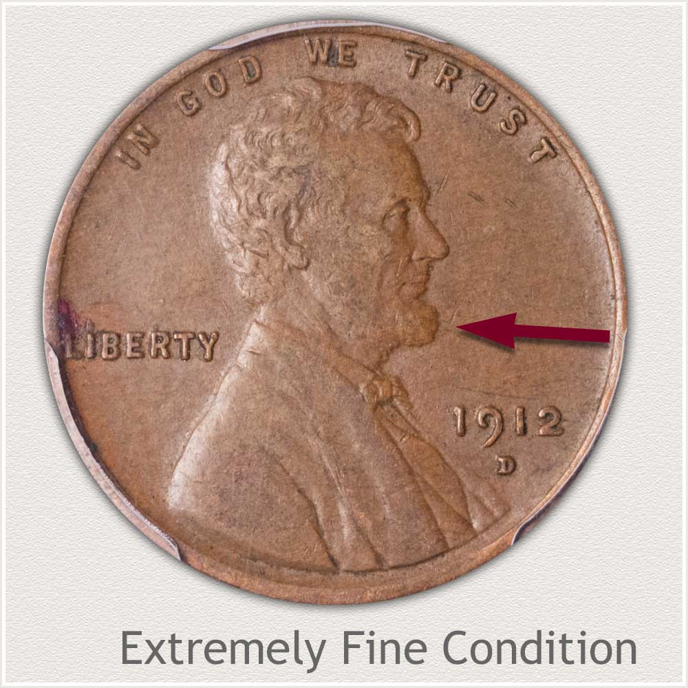 Extremely Fine Grade Lincoln Penny