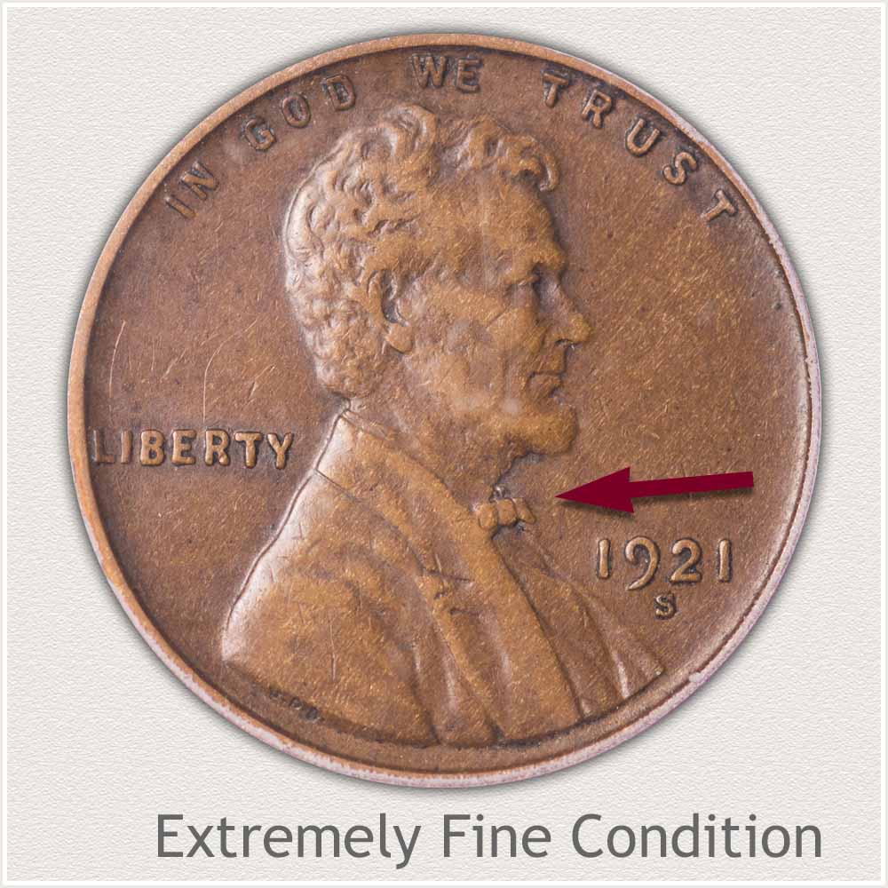 Extremely Fine Grade Lincoln Penny