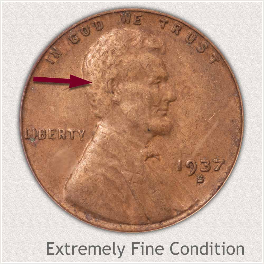 Extremely Fine Grade Lincoln Penny