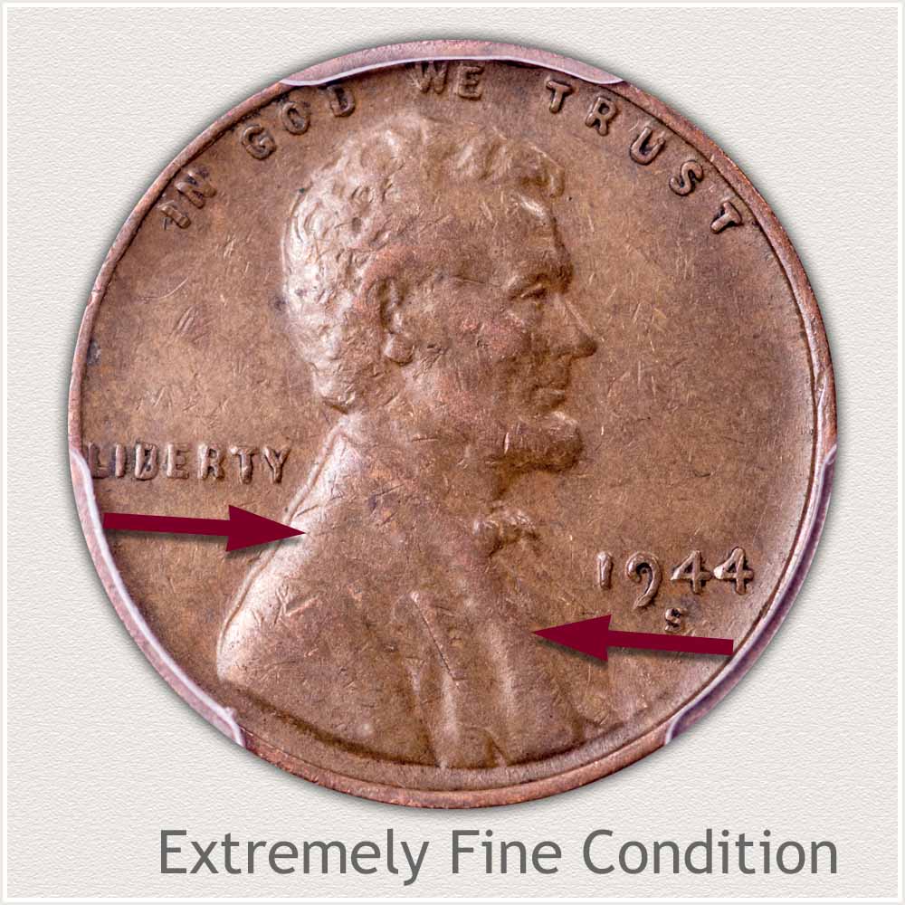 Extremely Fine Grade Lincoln Penny