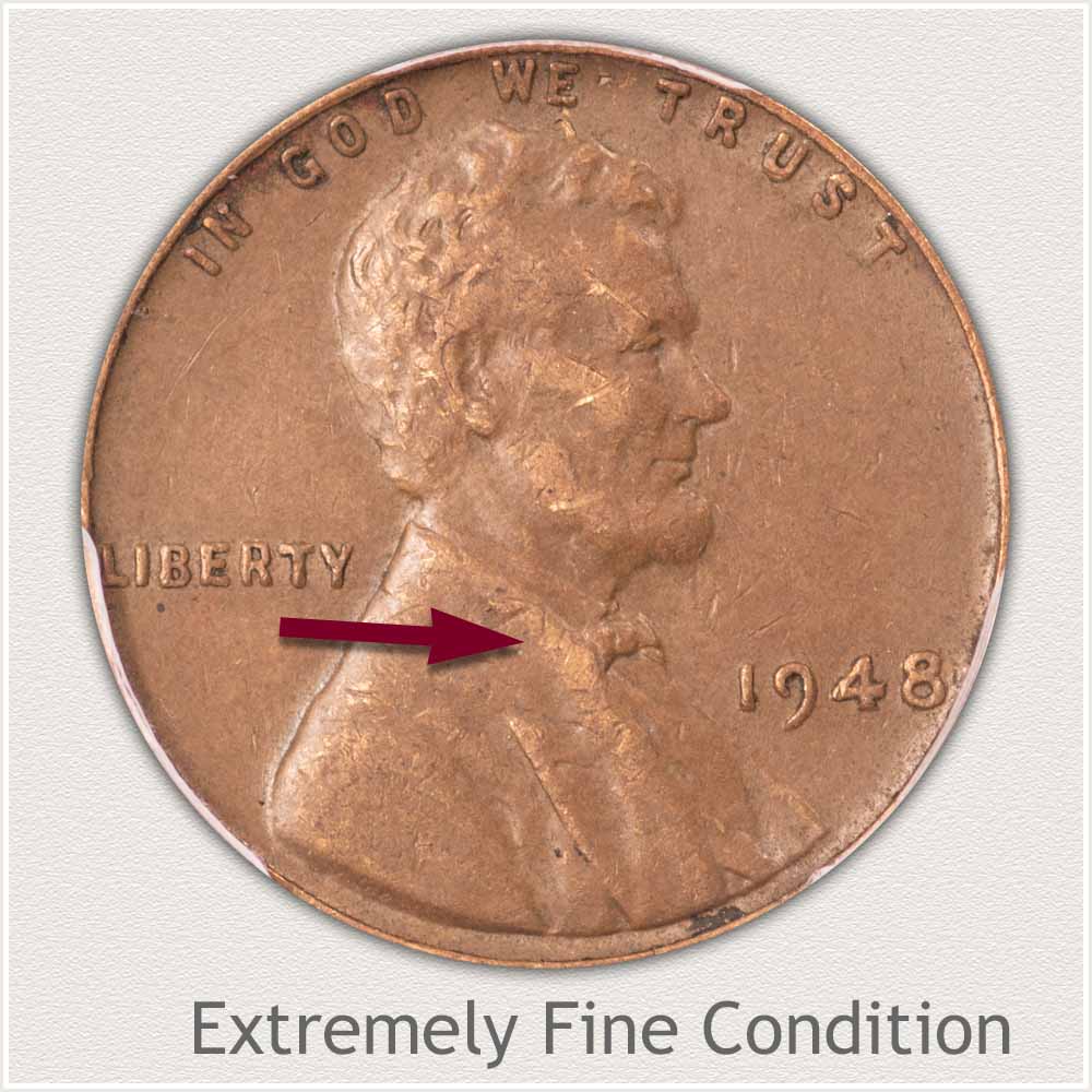 Extremely Fine Grade Lincoln Penny