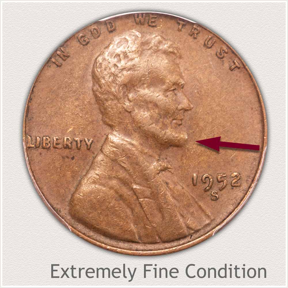 Extremely Fine Grade Lincoln Penny