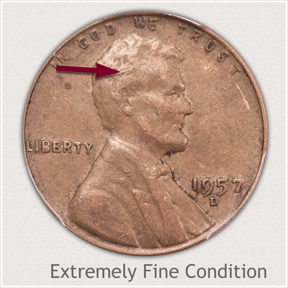 Extremely Fine Grade Lincoln Penny