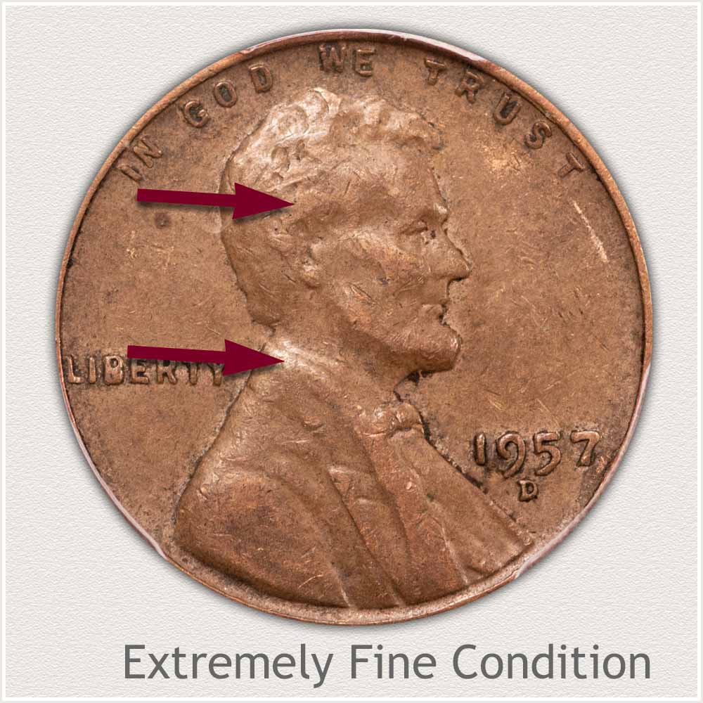 Extremely Fine Grade Lincoln Penny