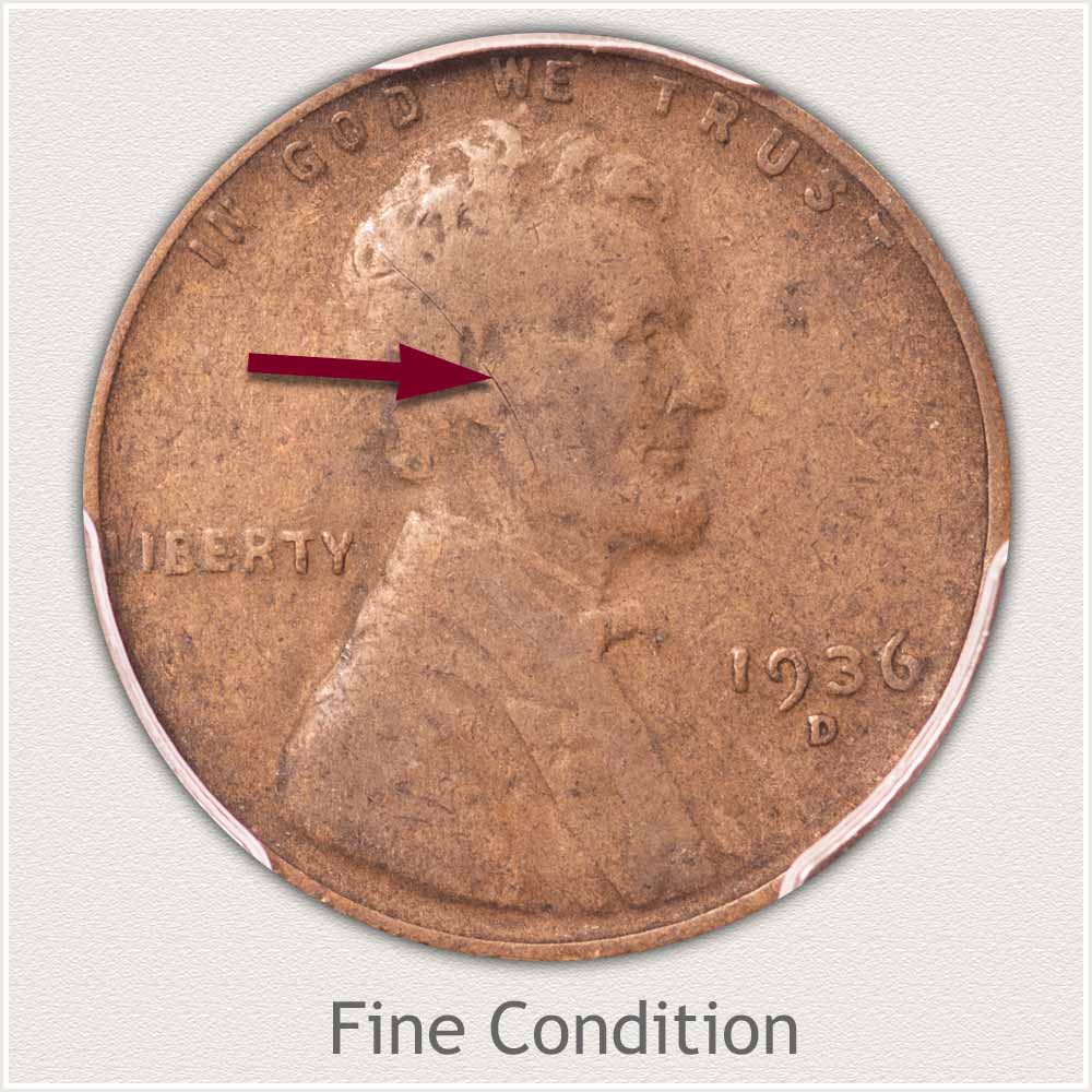 Fine Grade Lincoln Penny