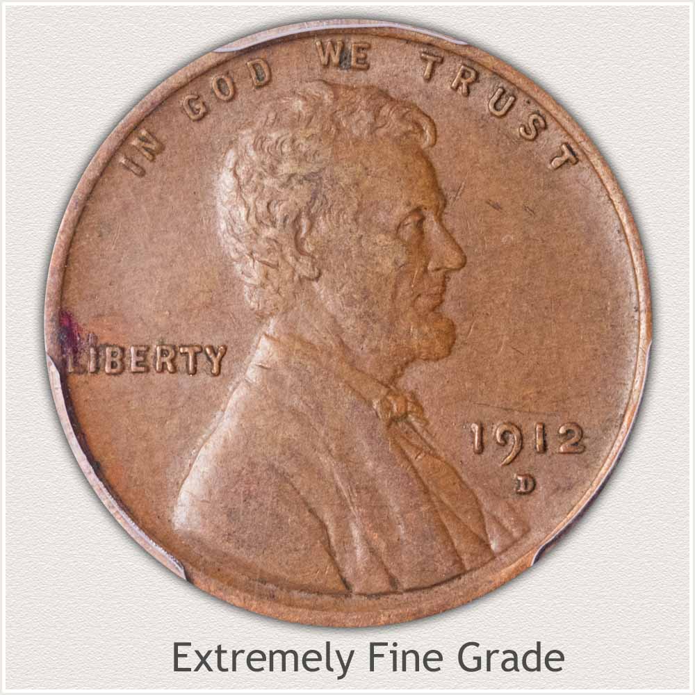 Extremely Fine Grade Wheat Penny