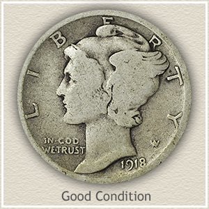 Mercury Dime Good Condition