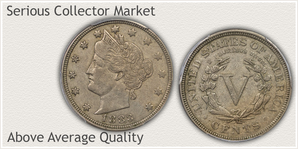Mid-Range Quality Collectible Liberty Nickel