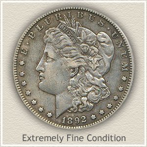 Morgan Silver Dollar Extremely Fine Condition