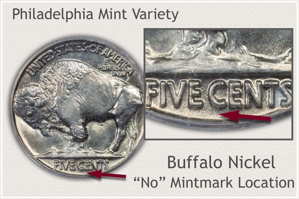No Mintmark of the Philadelphia Mint