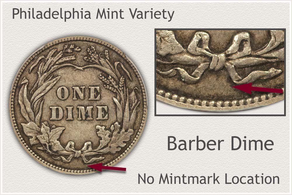 Philadelphia Barber Dime