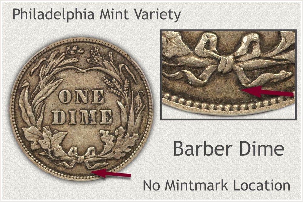 Philadelphia Mint Barber Dime