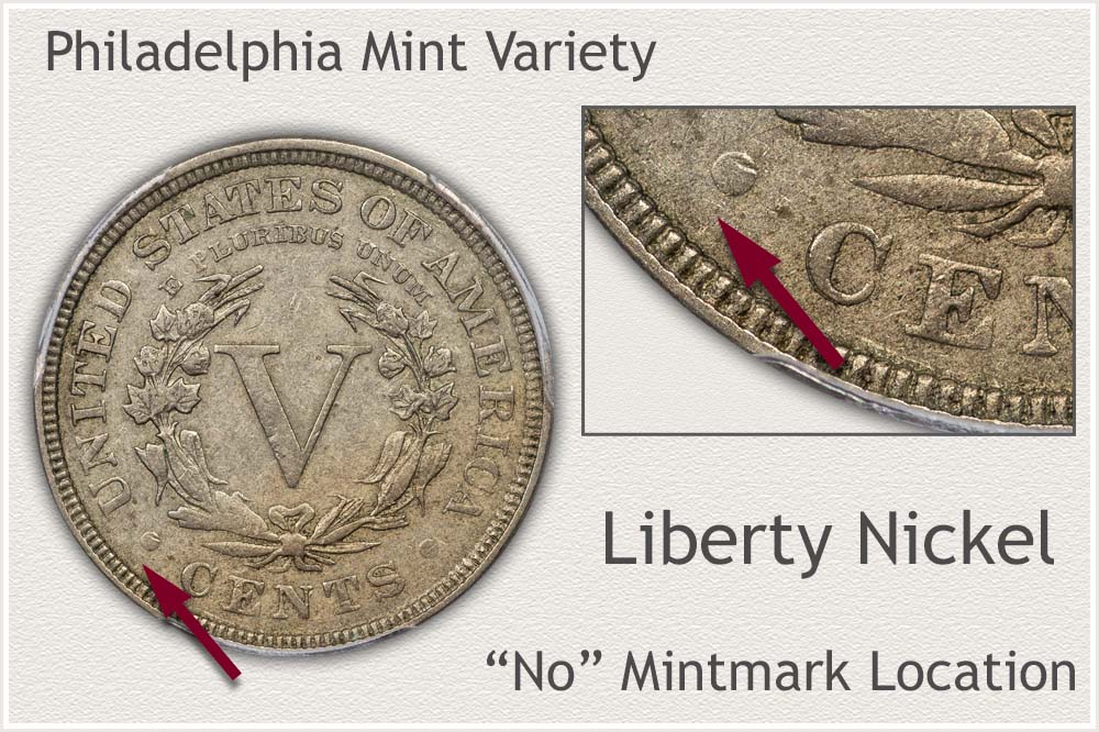 No Mintmark Liberty Nickel