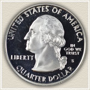 Obverse Design Washington Quarter of 1999