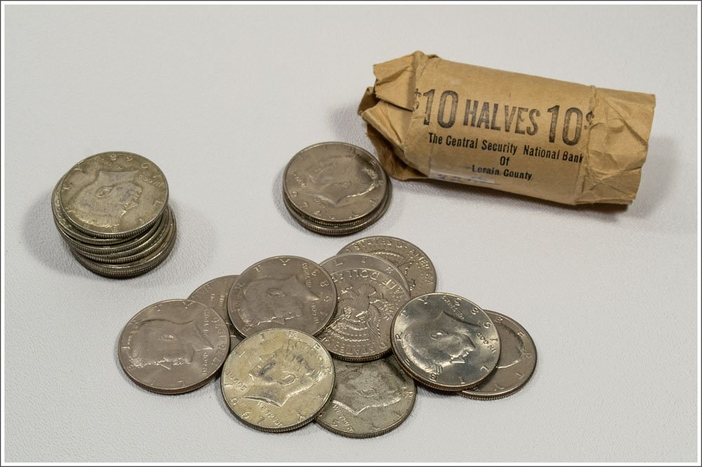 Group of Old Kennedy Half Dollars