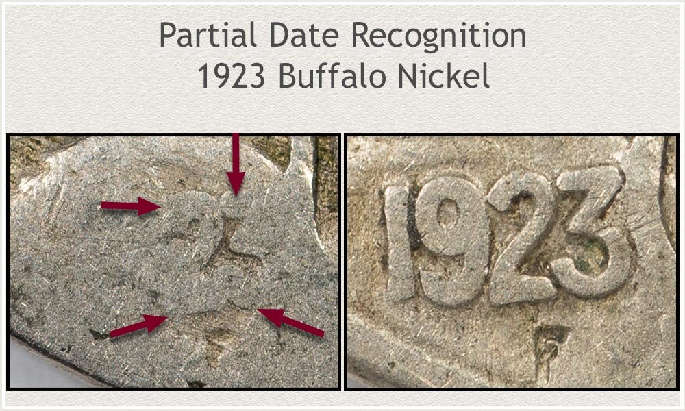 Partial and Clear Date on a 1923 Buffalo Nickel