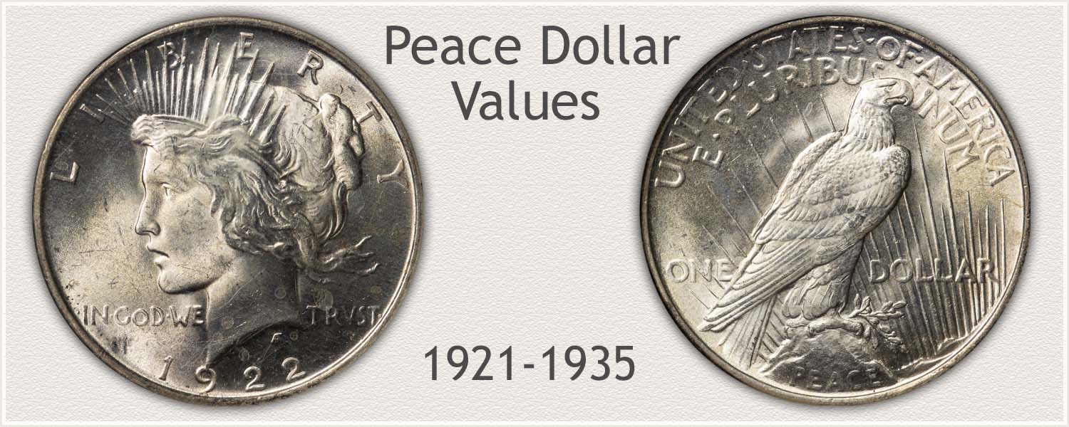 1921 Peace Silver Dollar Value Chart