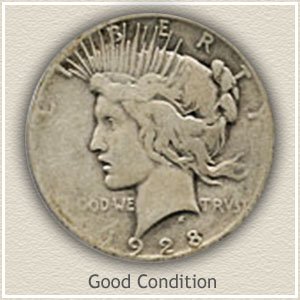 Peace Silver Dollar Good Condition