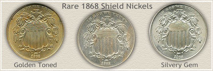 Rare 1868 Nickel Value
