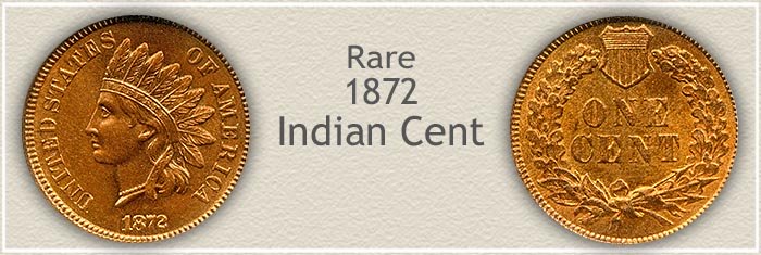 Rare 1872 Indian Penny